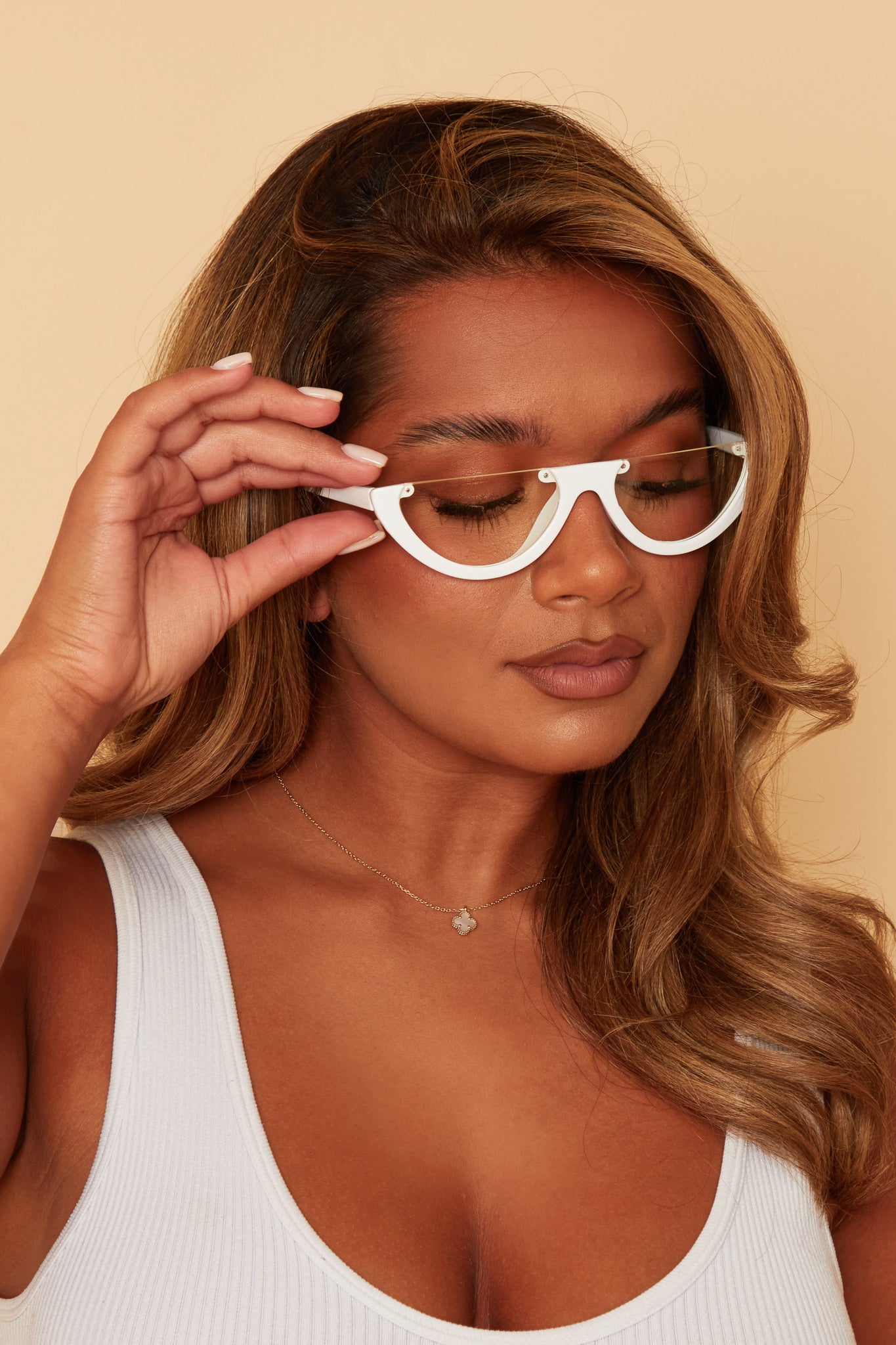 Half moon glasses online